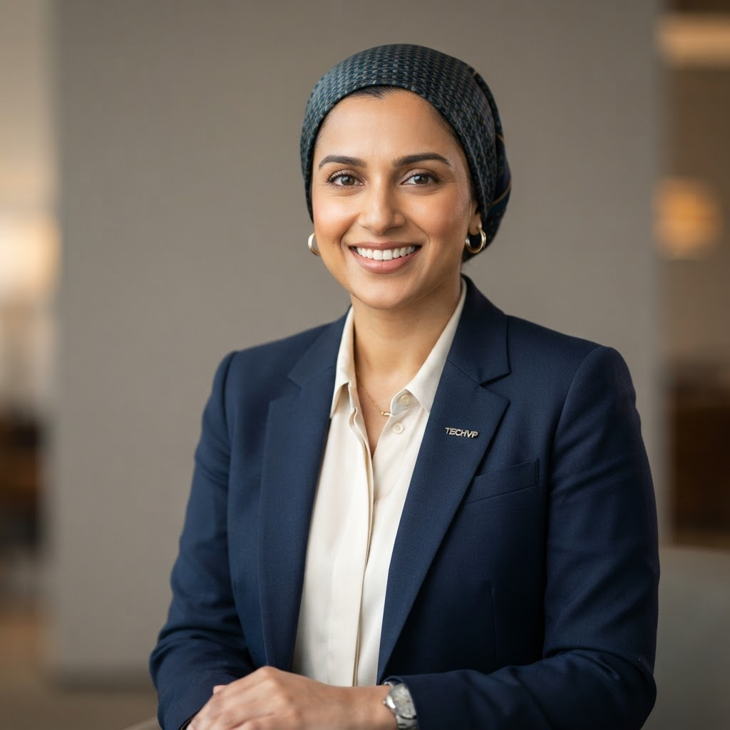 Portrait of Aisha Khan